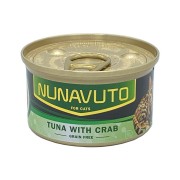 Nunavuto 貓罐頭 – 無穀物系列 - 吞拿魚加蟹 80g x 24罐